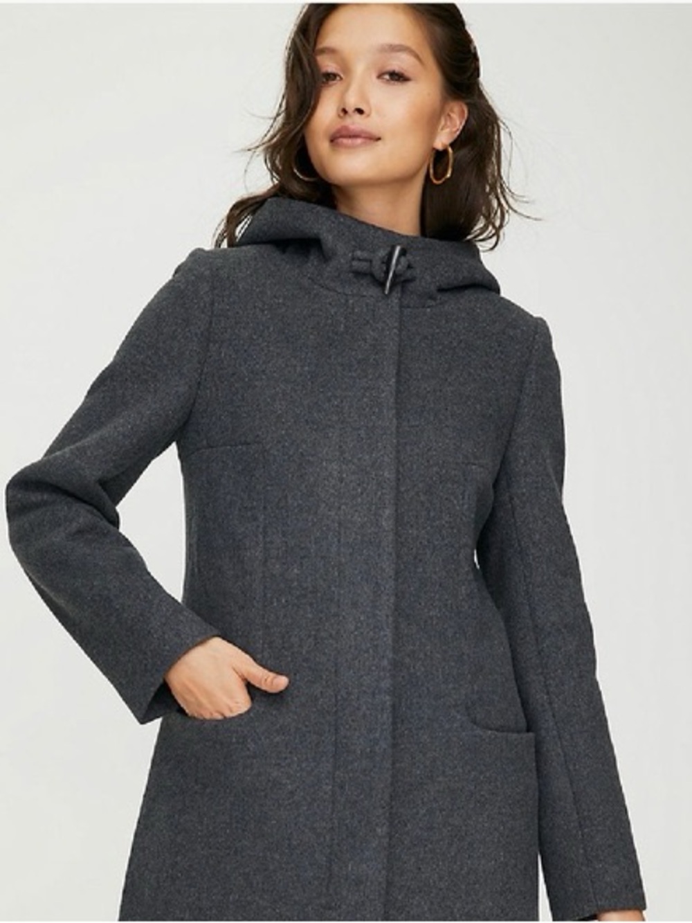 Aritzia Babaton Pearce Wool Pea Coat Women’s size Large
